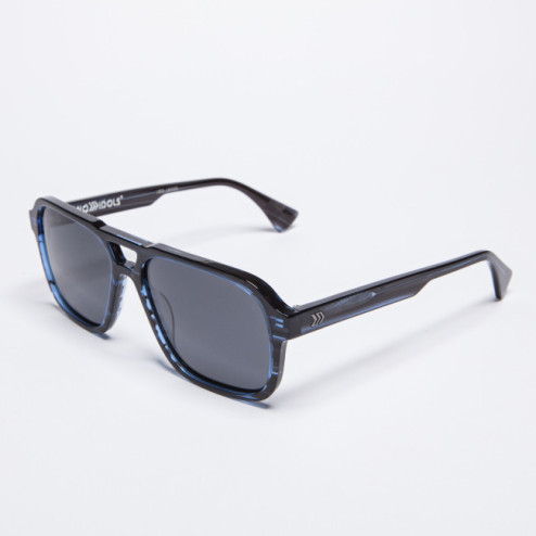 LEO STRIPE BLUE ECO SUNGLASSES