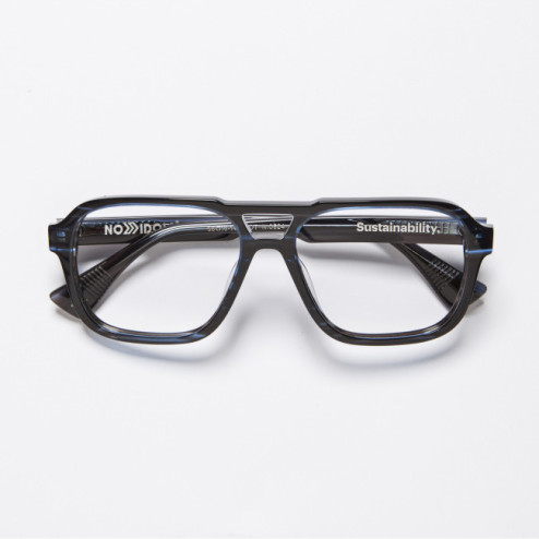 LEO STRIPE BLUE ECO EYEGLASSES